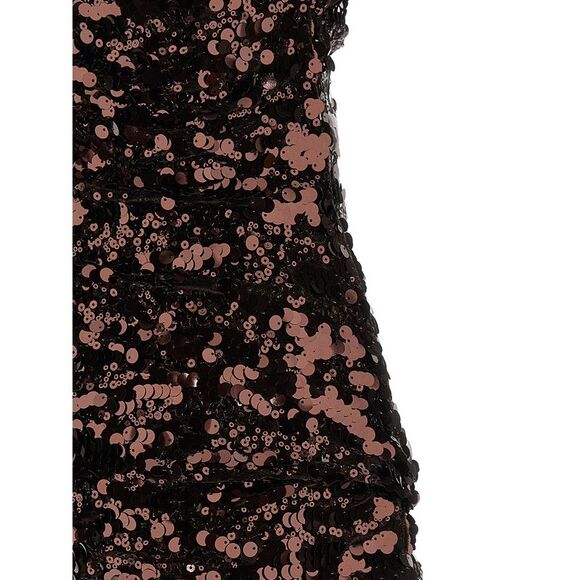 Ganni Women 'Brown Sequins Mini' Dress - Picture 4 of 4
